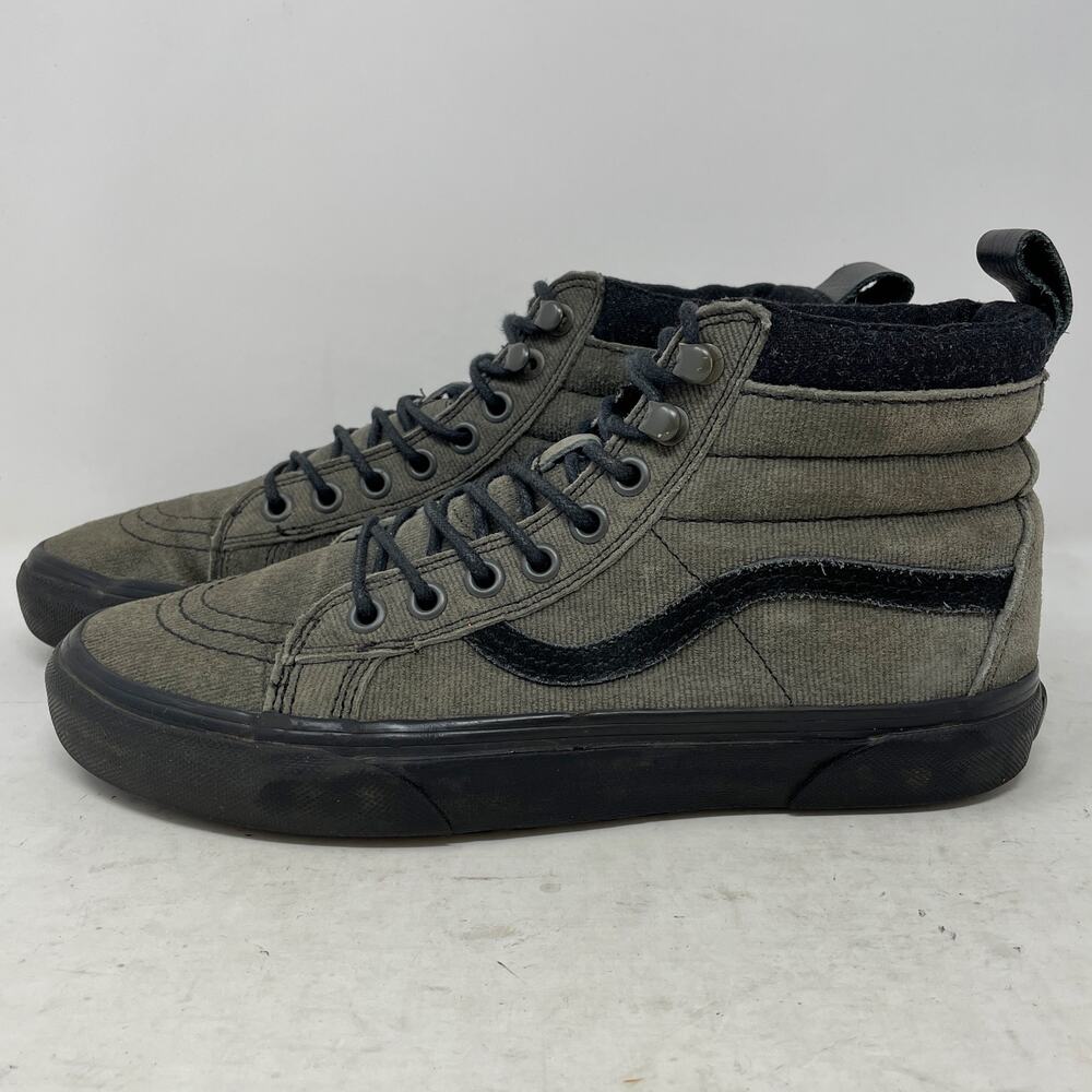 Vans SK8-H MTE 2.0 Grey Corduroy High Tops Size 6.5M 8W